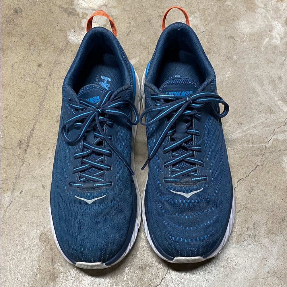 Hoka One One Deep Blue Athletic Sneakers 8.5